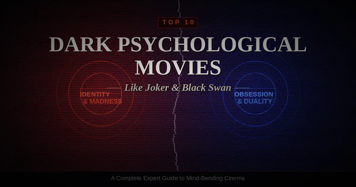 Dark psychological movies like Joker and Black Swan — cinematic guide to identity, madness, and obsession